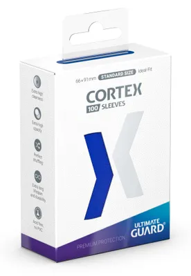 Productafbeelding van Ultimate Guard Cortex Hoesjes Standaardformaat 100 Blauw