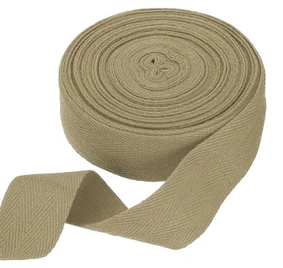 Zdjęcie produktu dla Bawełniana taśma szwowa – 30 mm x 10 m, kolor khaki