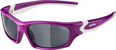 Image de ALPINA Lunettes de soleil Flexxy Teen monture berry/blanc verre sw versp.S3, lilas (1 pièce)
