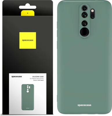 Immagine prodotto di Custodia in silicone SPACECASE Custodia in silicone per Xiaomi Mi Note 8 Pro Verde