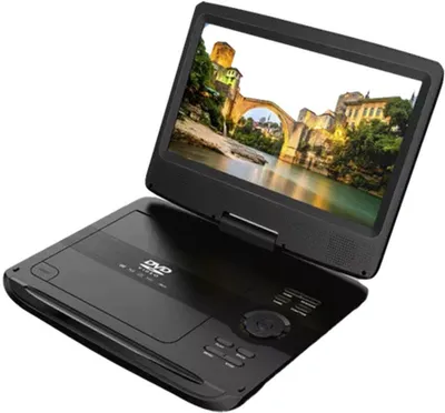 Produktbild von Denver Tragbarer DVD-Player für das Auto - 10 Zoll - inkl. Kopfstützenhalterung - USB - drehbarer Bildschirm - Modell 2023 - MT1097