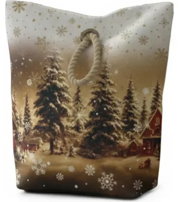 Immagine prodotto di Fermaporta natalizio Paesaggio innevato CYH6019R 22x23 cm