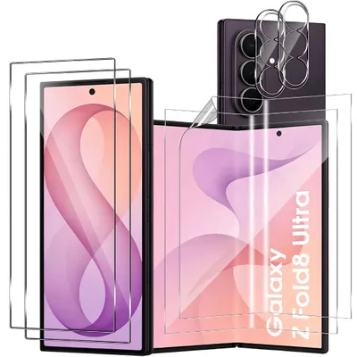 Produktbild von 6X Schutzglas für Samsung Galaxy Z Fold 8 Ultra Display Kamera Panzerfolie Screen 9H, KI-generiertes Bild