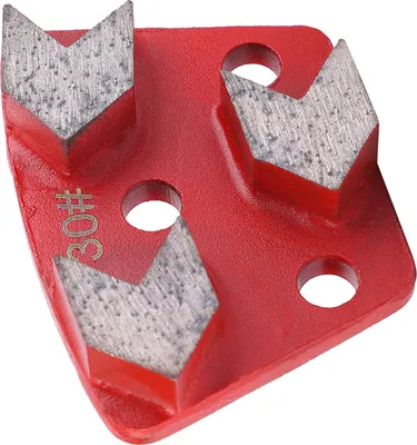 Produktbild von Trapezförmiges Diamantschleifen, Trapezförmige Schleifscheibe, Diamant-Bodenschaber, Trapezförmiges Schleifkissen, Metallbandschaber