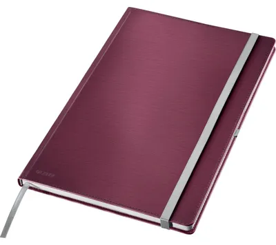 Produktbild von Leitz 44761028, Einfarbig, Rot, A4, 80 Blätter, 100 g/m², Kariertes Papier