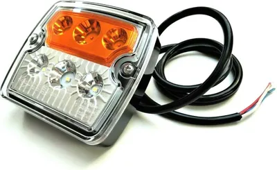 Produktbild von Matel Service LED Blink-Positionsleuchte E9 12V 24V für Anhänger, LKWs, PKWs, Wohnmobile, Wohnwagen, Traktoren, Bagger usw.