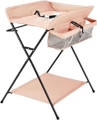 Image de Table à langer pour bébé - Pliable et lavable - Dimensions : 63 x 80 cm - Couleur : kaki