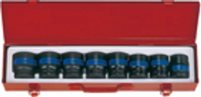 Produktbild von King Tony Satz 3/4" Schlageinsätze 8Cz. kurz 6-angle21-41Mm