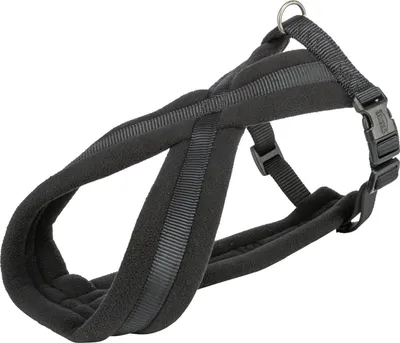 Produktbild von TRIXIE Premium Touren-Geschirr - schwarz - 35–65 cm/20 mm