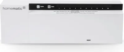 Zdjęcie produktu dla Homematic IP 143238A0, Mechanizm ogrzewania, 10 kan., 270 m, IP20, Biały, Homematic