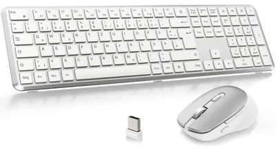 Obrázek produktu pro Bezdrátová klávesnice a myš, 2,4 GHz, rozložení QWERTZ