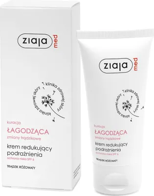 Produktbild von $ Ziaja Med, Mildernde, reizlindernde Creme gegen Rosazea, 50ml