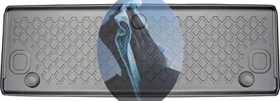 Produktbild von Z522305 TPE-Gummifußmatten kompatibel mit  VW Caddy Style Maxi  V 5 SB Hochdachkombi  2020- 7-Sitzer, 3. Sitzreihe