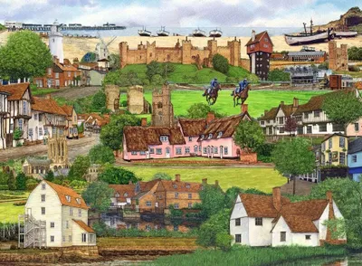 Obrázok produktu pre RAVENSBURGER Puzzle Útěk do Suffolku 500 dílků