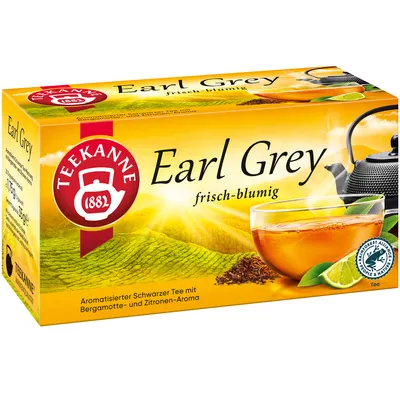 Produktbild von Teekanne Origins Earl Grey mit Bergamotte und Zitrone Schwarztee 35g