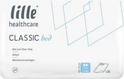 Image de Lille Classic Bed Extra 60 x 75 cm - 4 paquets de 35 protections