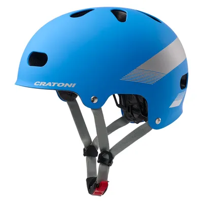 Produktbild von Cratoni Fahrradhelm C-Mate Jr. Junior blue-grey metallic matt Größe S-M ( 54-...