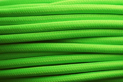 Zdjęcie produktu dla Tekstylny kabel zasilający 3x0,75 mm² neonowozielony