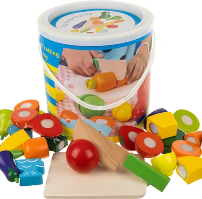 Produktbild von Warzywa do krojenia drewniane w wiaderku