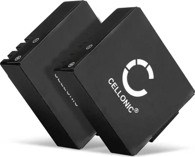 Produktbild von CELLONIC 2x Akku für Kamera Kompatibel mit Rollei ActionCam 425, ActionCam 415, Actioncam 300, AC300 - (900mAh, 3.7V)