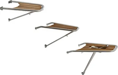 Produktbild von Edelstahl Bugspriet Bug-Plattform 690 / 750 mm mit & ohne Ankerrolle Boot Größe: 750 mm