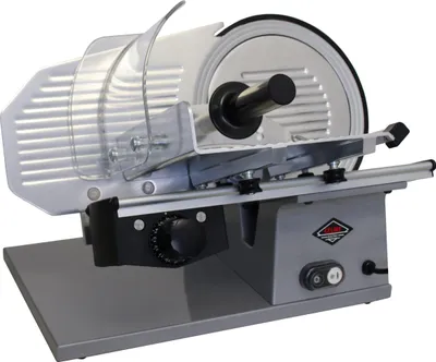 Produktbild von Celme - EVOLUTION PRO 250 Aufschnittmaschine - Antihaftbeschichteter Stahl - 250 mm Klinge - 40×55×40 cm - Präzision und Haltbarkeit - GRAU