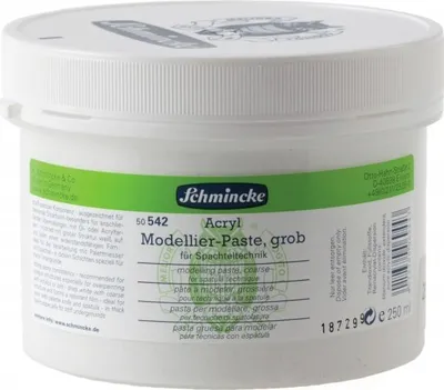 Schmincke 250ml Hilfsmittel Modellier-Paste grob Acryl  50 542 048