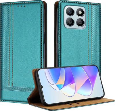 Obrázek produktu pro Pouzdro pro Honor X8b kožené flipové pouzdro s funkcí stojánku zelené