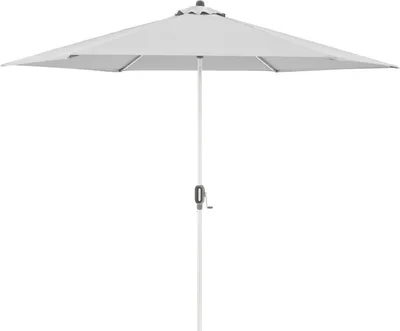 Produktbild von Sonnenschirm - Hellgrau - mit Kurbel - Aluminiumgestell - Ø 305 cm