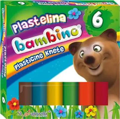 Obrázek produktu pro Plastelína Bambino, 6 barev