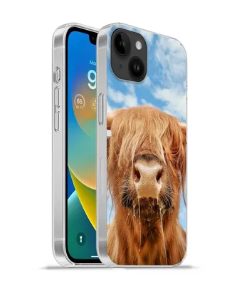 Produktbild von MuchoWow® Handyhülle Schutzhülle Hülle für Apple iPhone 14 Plus - Soft case Schottischer Highlander - Wolke - Tiere Silikon Softcase Handy Hülle - Abbildung