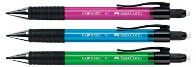 Immagine prodotto di FABER-CASTELL 132797 Matita meccanica GRIP-MATIC - 0,7 mm, B, blu, 12 mina in blister