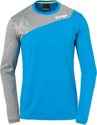 Obrázok produktu pre Kempa Core 2.0 Langarmshirt kempablau/dark grau melange XL