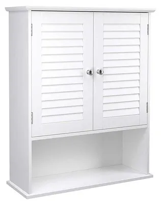 Produktbild von Wandschrank – Badezimmerschrank – Hängeschrank mit Türen – weiß – 60 x 20 x 70 cm