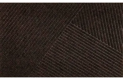 Produktbild von wash+dry Schmutzfangmatte Dune Stripes Dark Brown - 60 x 90 cm
