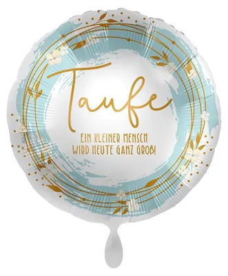 Produktbild von 18"/Ø43cm Folienballon "Taufe"