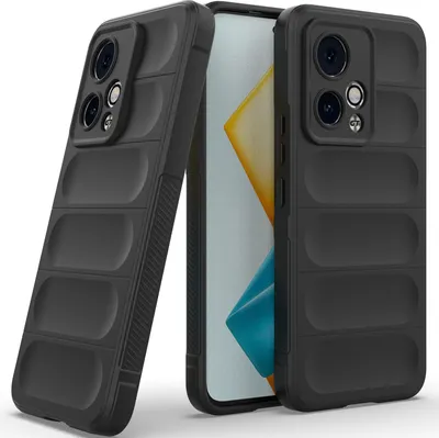 Produktbild von Handyhülle für Honor 90 GT Weich TPU Silikon Stossfest Anti-rutsch Hülle Schwarz