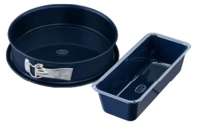 Produktbild von Dr. Oetker Backformen-Set "Back-Liebe Emaille", 2-teilig