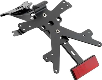 Produktbild von Rizoma Fox Pt214 Kennzeichenhalter Schwarz Schwarz One Size