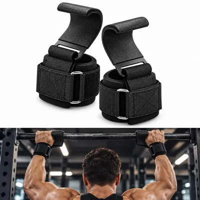 Produktbild von Krafttraining Heberiemen rutschfest gepolstert 272kg Tragfähigkeit, KI-generiertes Bild