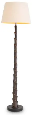 Produktbild von Casa Padrino Luxus Stehleuchte Bronze / Schwarz / Creme H. 169 cm