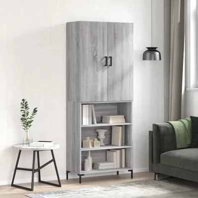Zdjęcie produktu dla vidaXL Deska barowa szara sonoma 69,5x34x180 cm Materiał drewnopochodny