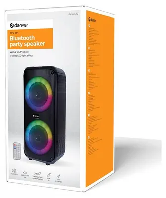 Immagine prodotto di DENVER BPS-354 - Party-Soundsystem - kabellos - Bluetooth - 20 Watt (111151200130)