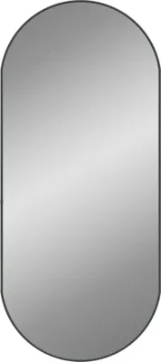 Obrázek produktu pro Nástěnné zrcadlo černé 100x45 cm oválné
