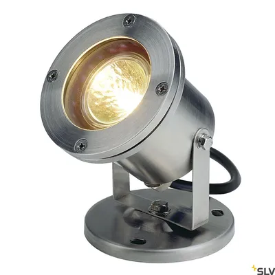 Obrázek produktu pro SLV 229090 Nautilus LED garden spotlight HV halogen G5.3 35 W Stainless steel
