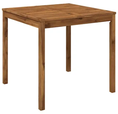 Immagine prodotto di Tavolo da giardino in legno massello di acacia, dimensioni 80 x 80,5 x 75 cm