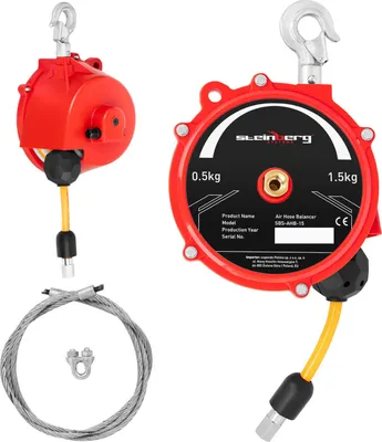 Produktbild von Seilbalancer mit Pneumatikschlauch 0,5 - 1,5 kg 1,3 m