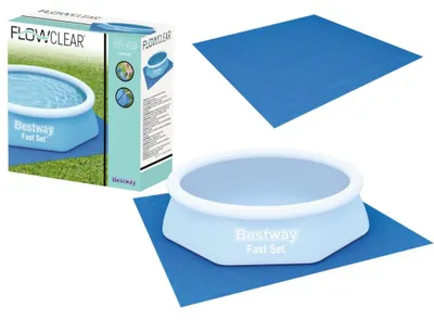 Produktbild von Bestway® PE- Bodenplane 274 x 274 cm, blau, quadratisch