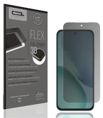 Produktbild von Full Cover Privacy Blickschutzfolie für Vivo Y6m Folie Anti-Shock