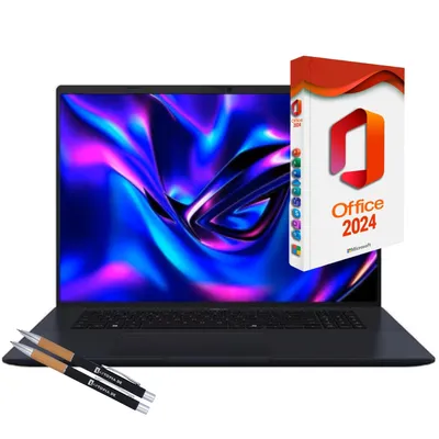 Produktbild von ASUS Vivobook 18 AI-7 445, 16GB DDR5-RAM, 256GB SSD, (18"), beleuchtete Tastatur, USB-C-DP, Windows 11 Pro + MS Office 2024 Pro (Vollversion)